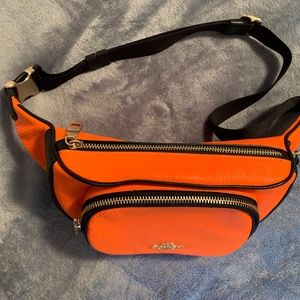 Coach belt bag (neon orange)